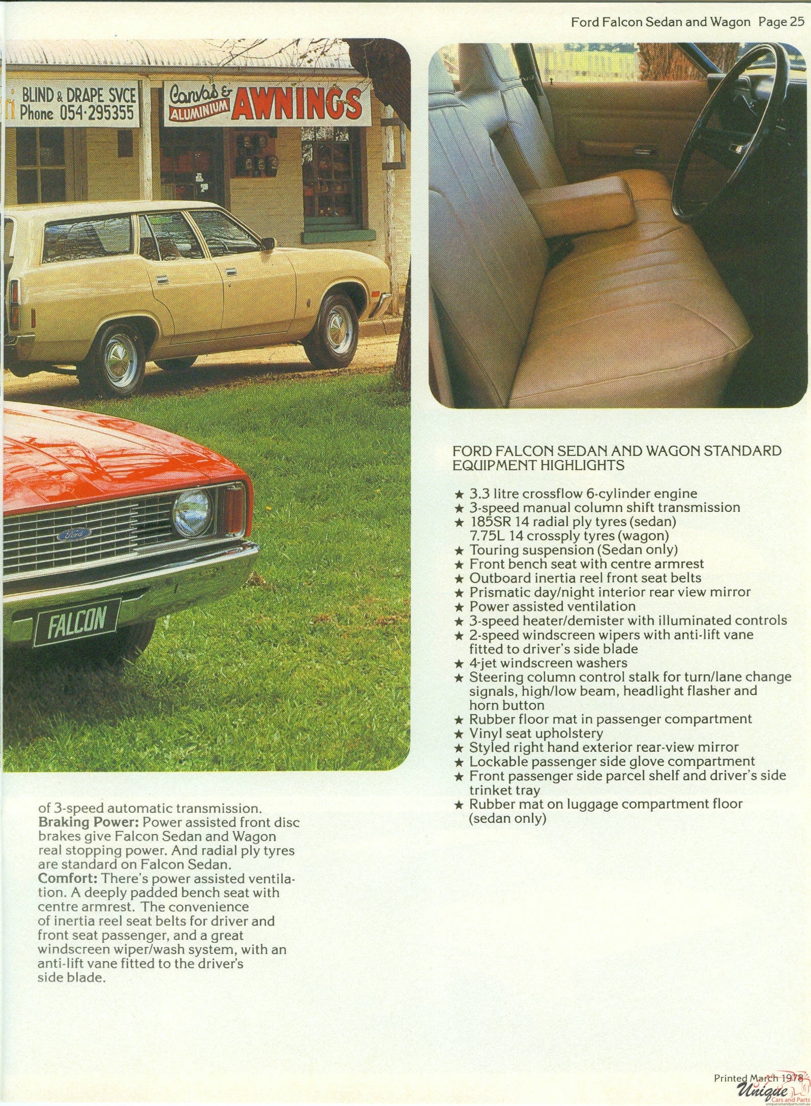 1978 Ford Australia Model Range Brochure Page 64